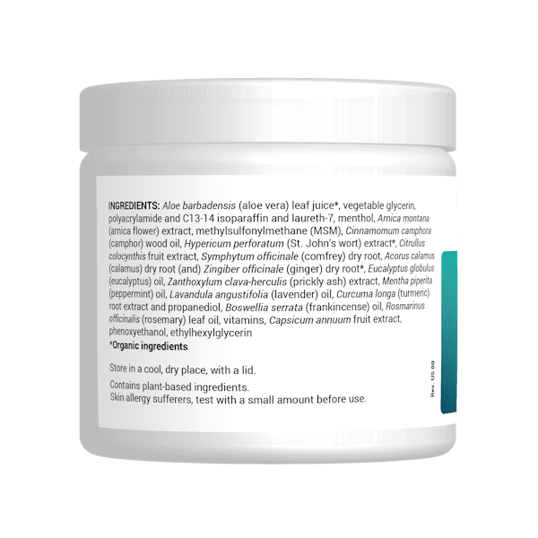Dr. Berg Joint and muscle therapy cream ingredients